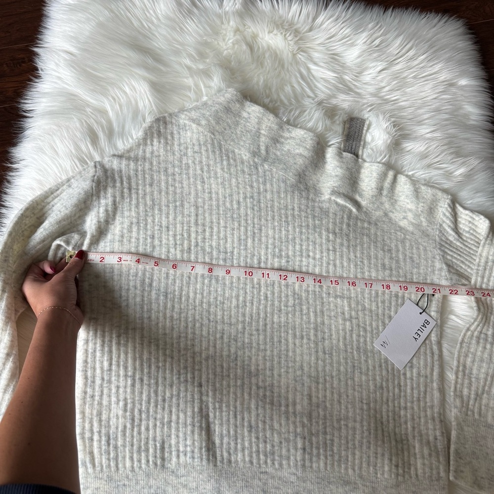 EUC Bailey 44 Kiara One Shoulder Sweater Merino Wool Blend Off Shoulder Small - Picture 10 of 16